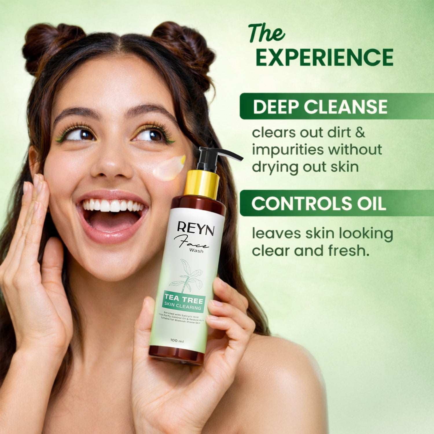 Clear Skin Tea Tree Face Wash — Made For Sensitive, Acne-Prone Skin