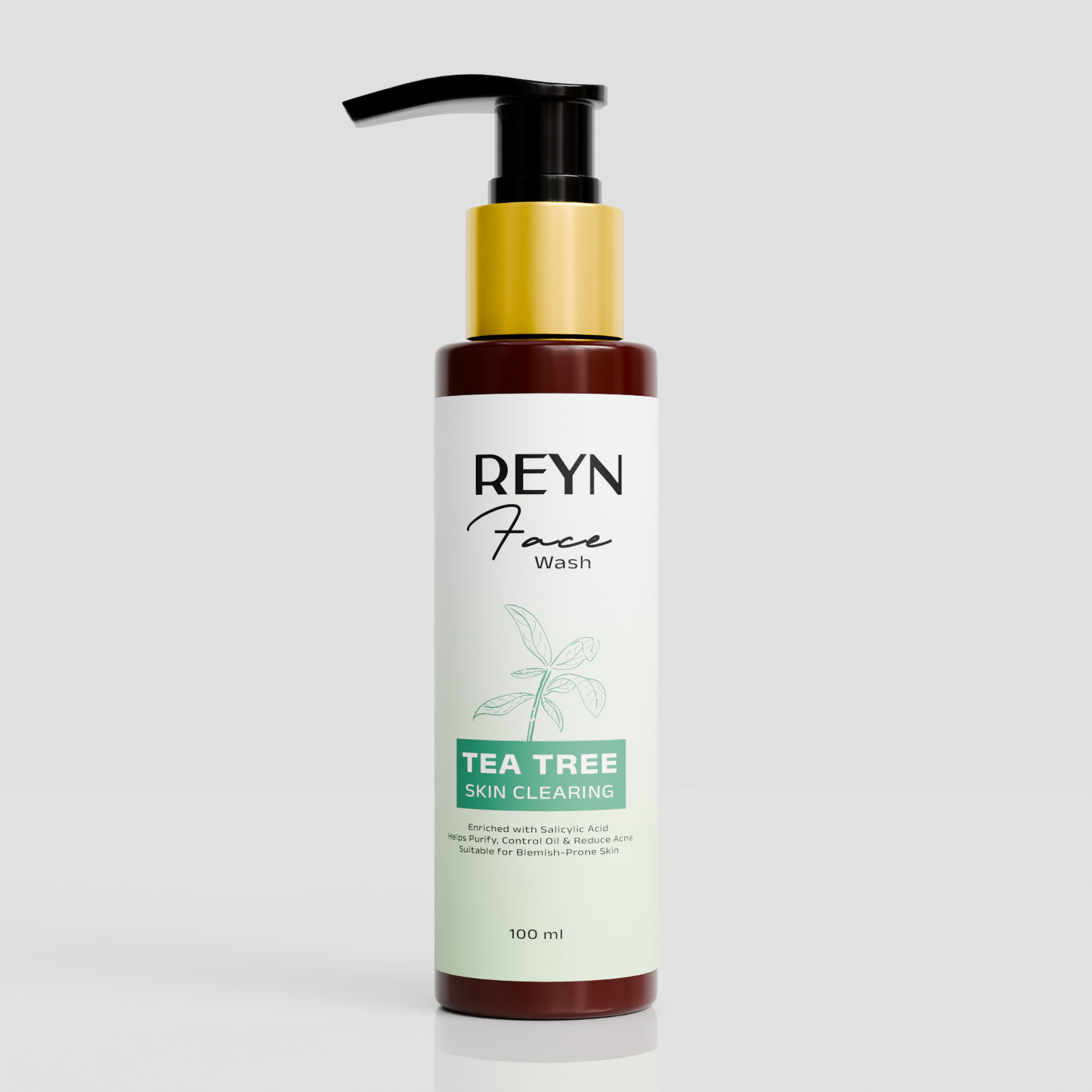 REYN TEA TREE SKIN CLEARING FACE WASH – 100 ML
