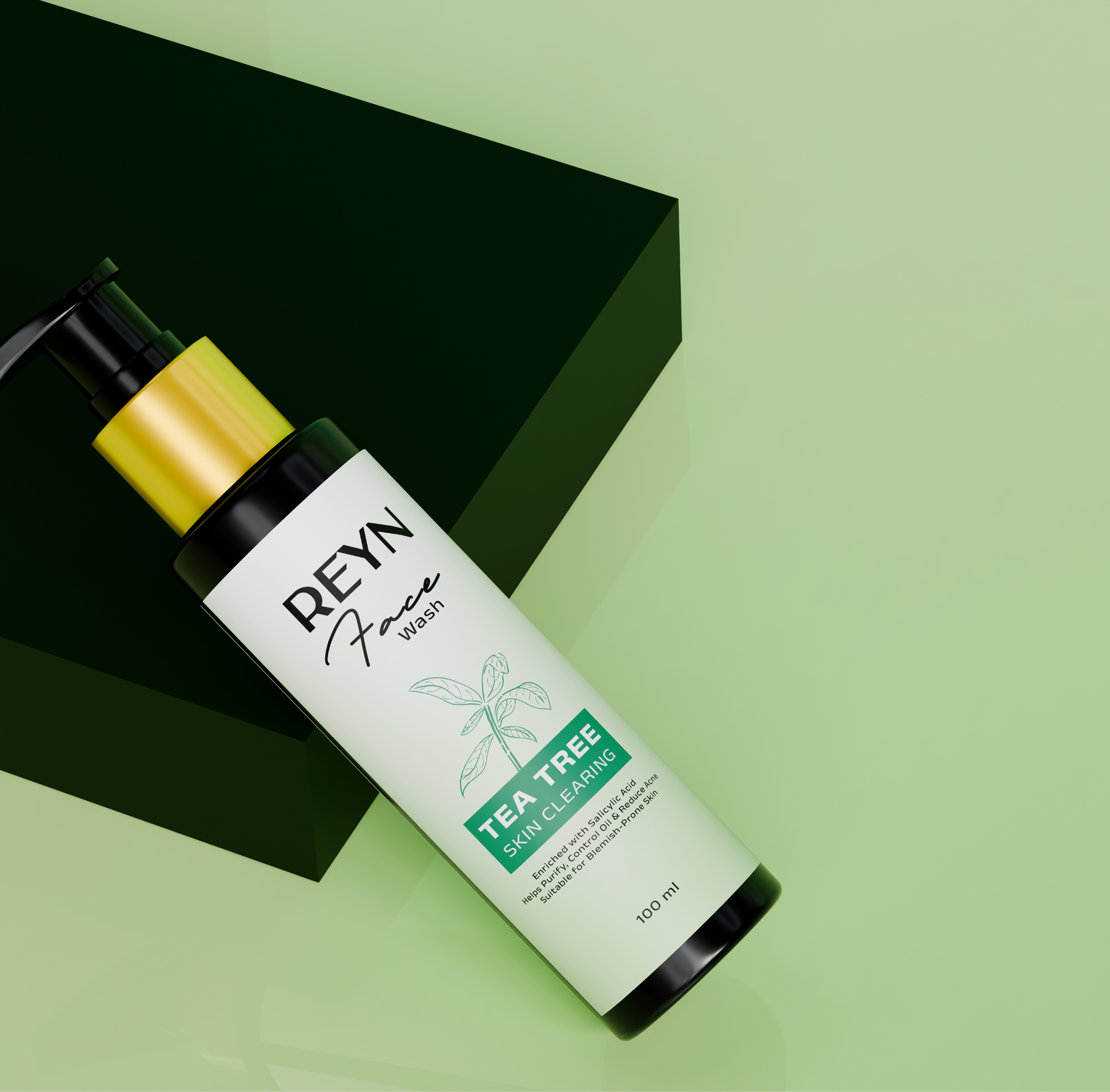 REYN TEA TREE SKIN CLEARING FACE WASH – 100 ML